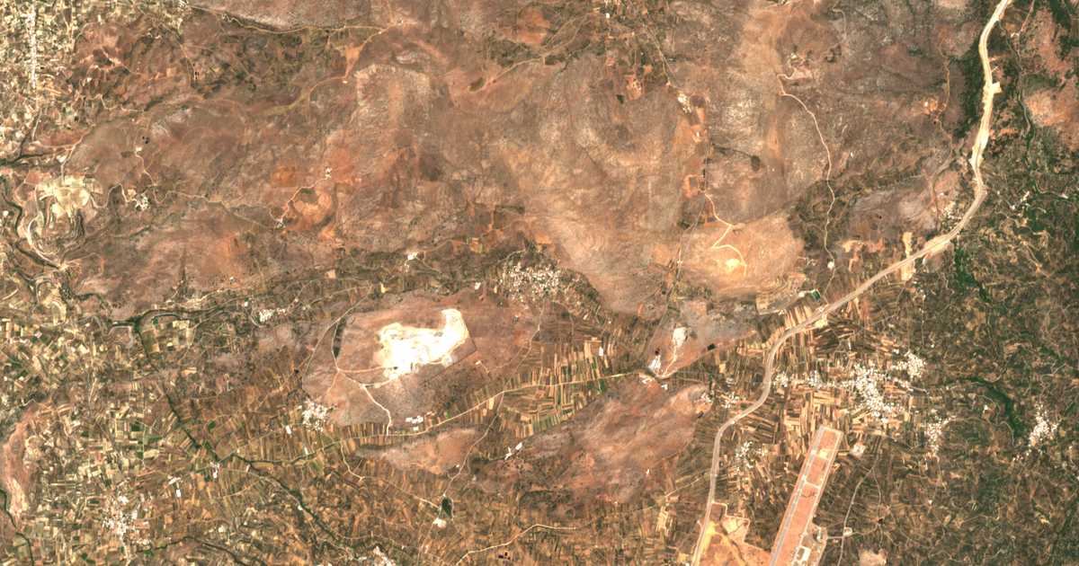 Mapa por satélite de Apóstoloi