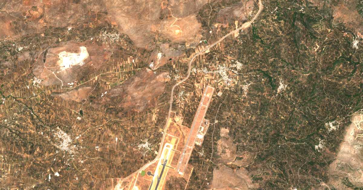 Mapa por satélite de Archángelos