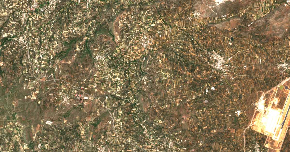 Mapa por satélite de Galatás