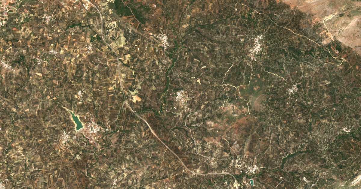 Mapa por satélite de Kasános