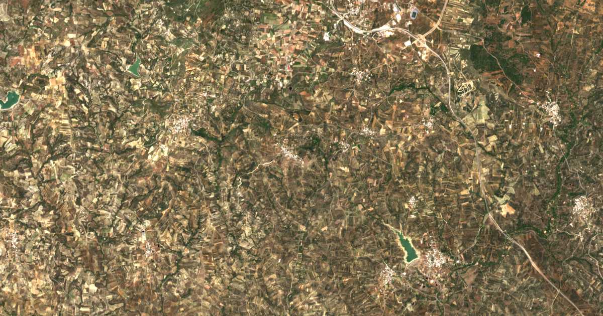 Mapa por satélite de Lefkochórion
