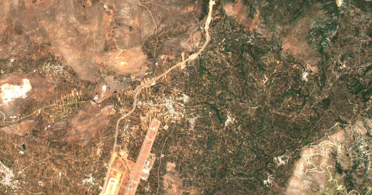 Mapa por satélite de Polythéa