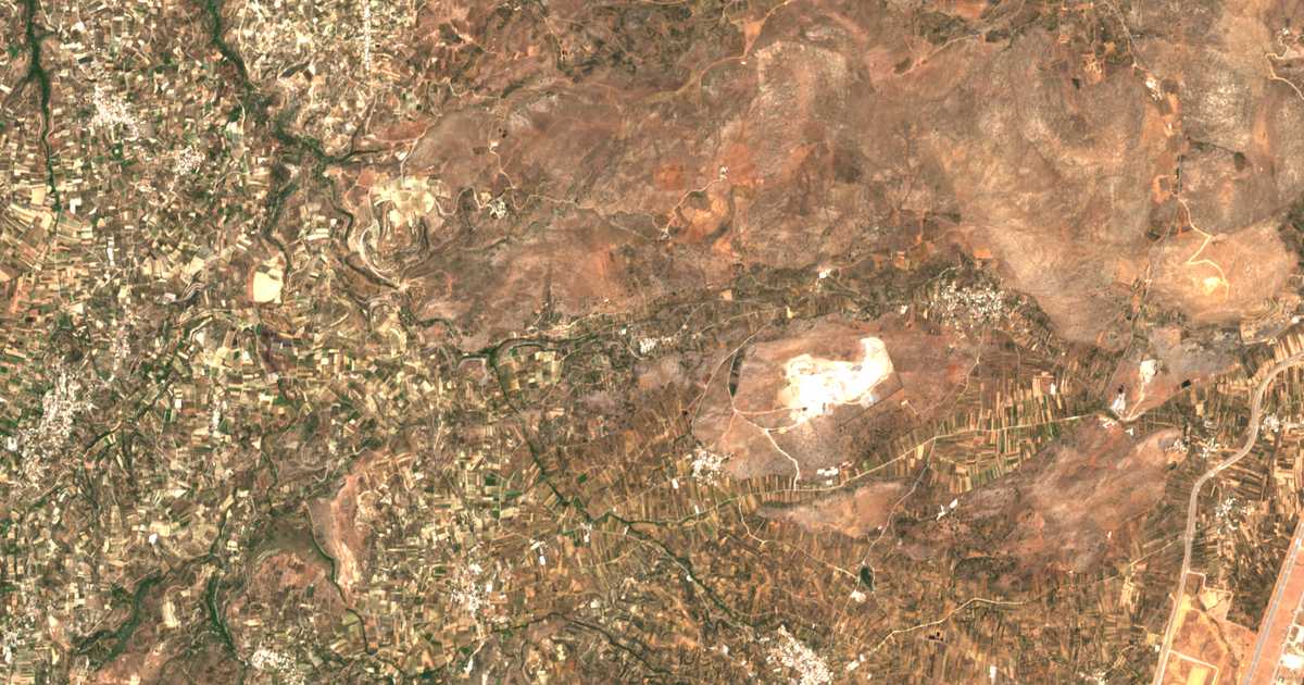Mapa por satélite de Sampás