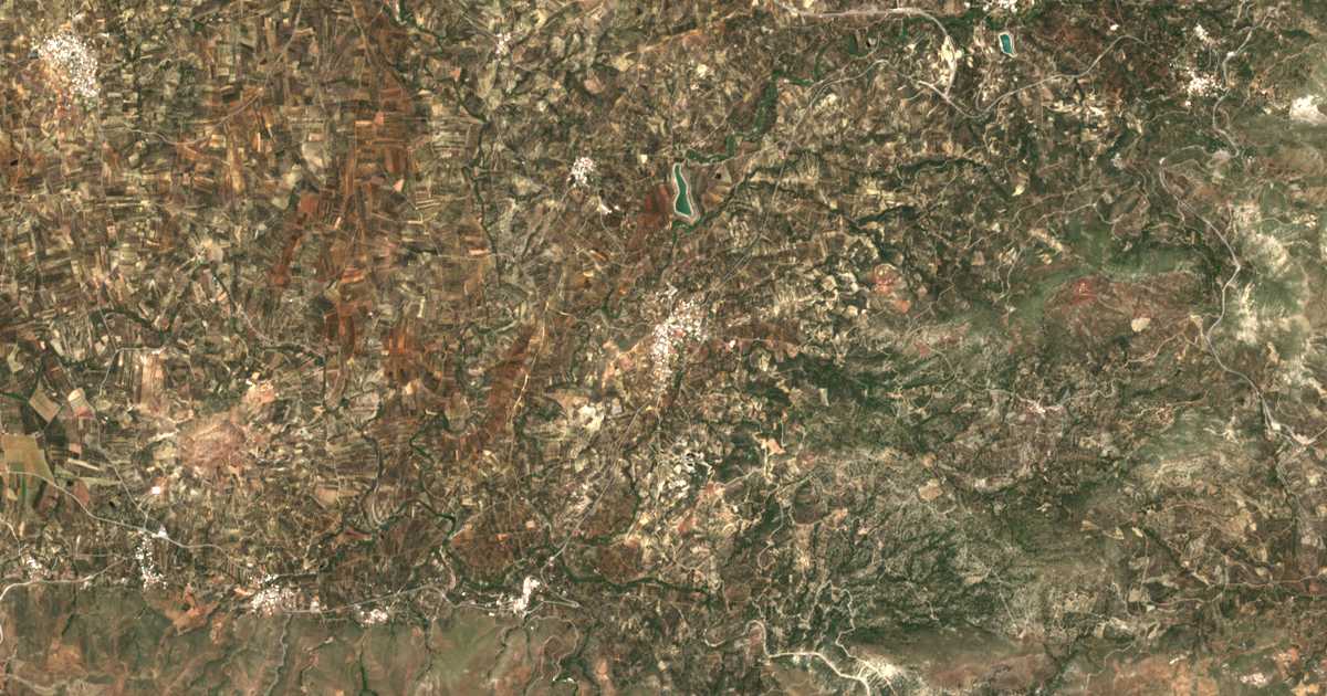 Mapa por satélite de Skiniás