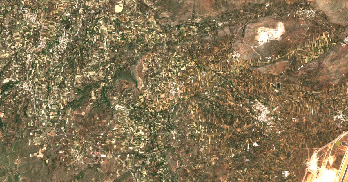 Mapa por satélite de Vóni