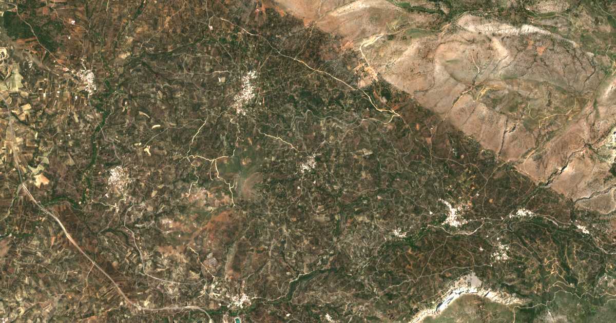 Mapa por satélite de Afrátion