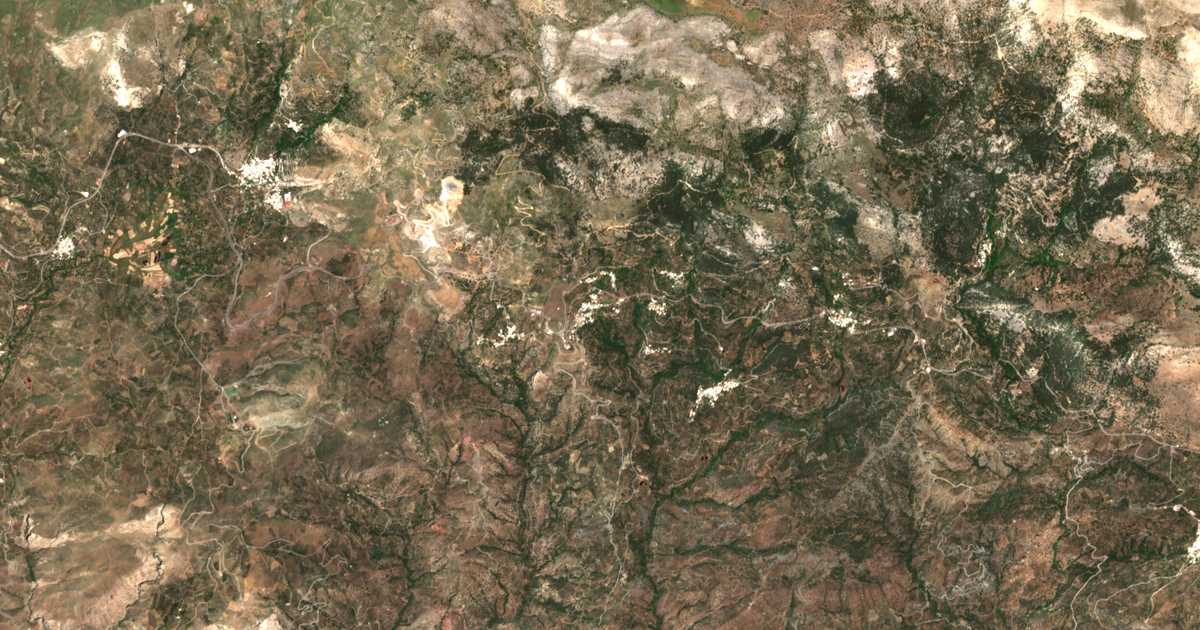 Mapa por satélite de Amirás