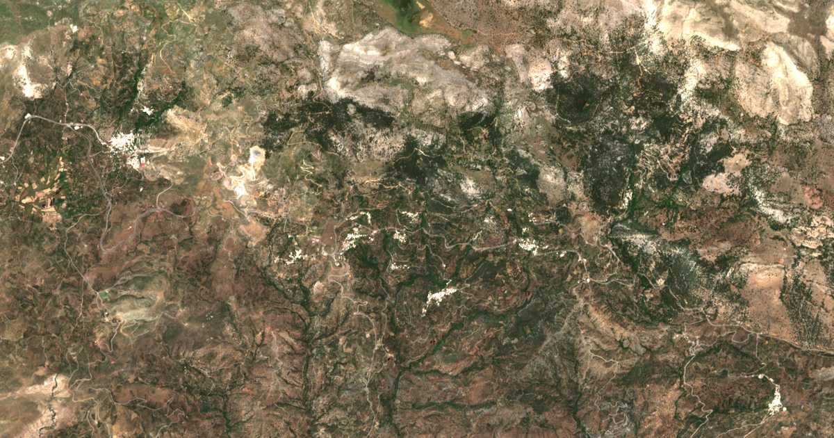 Mapa por satélite de Kefalovrýsion