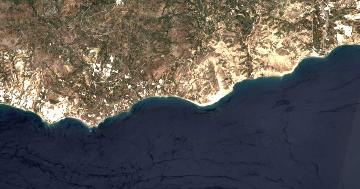 Mapa por satélite de Tértsa