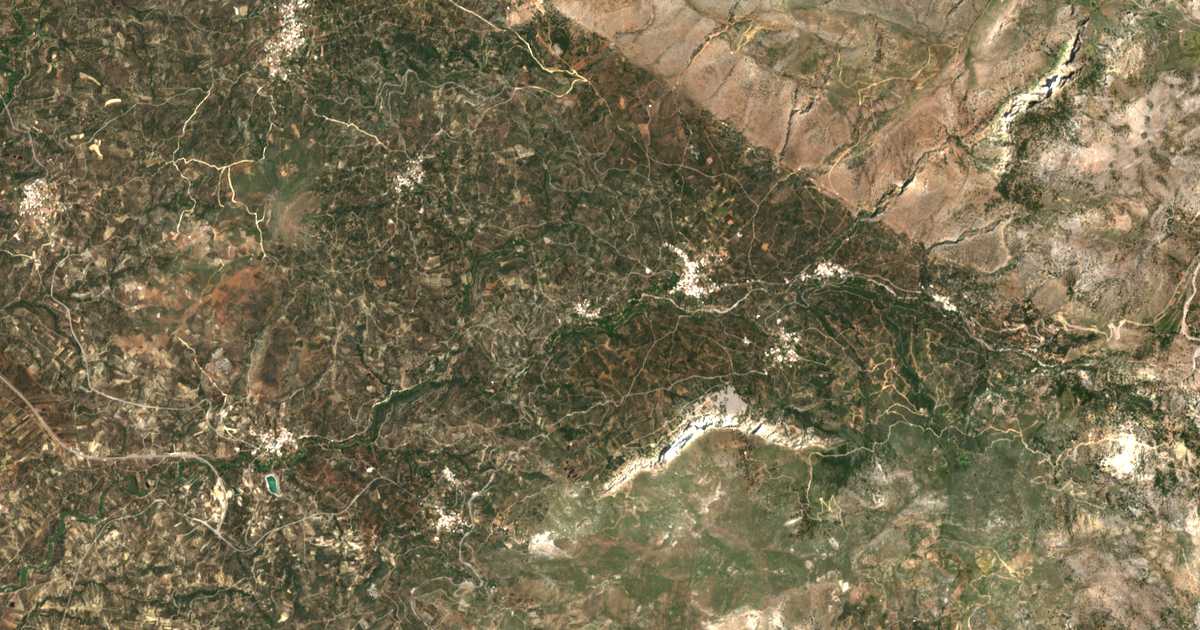 Mapa por satélite de Thomadianón