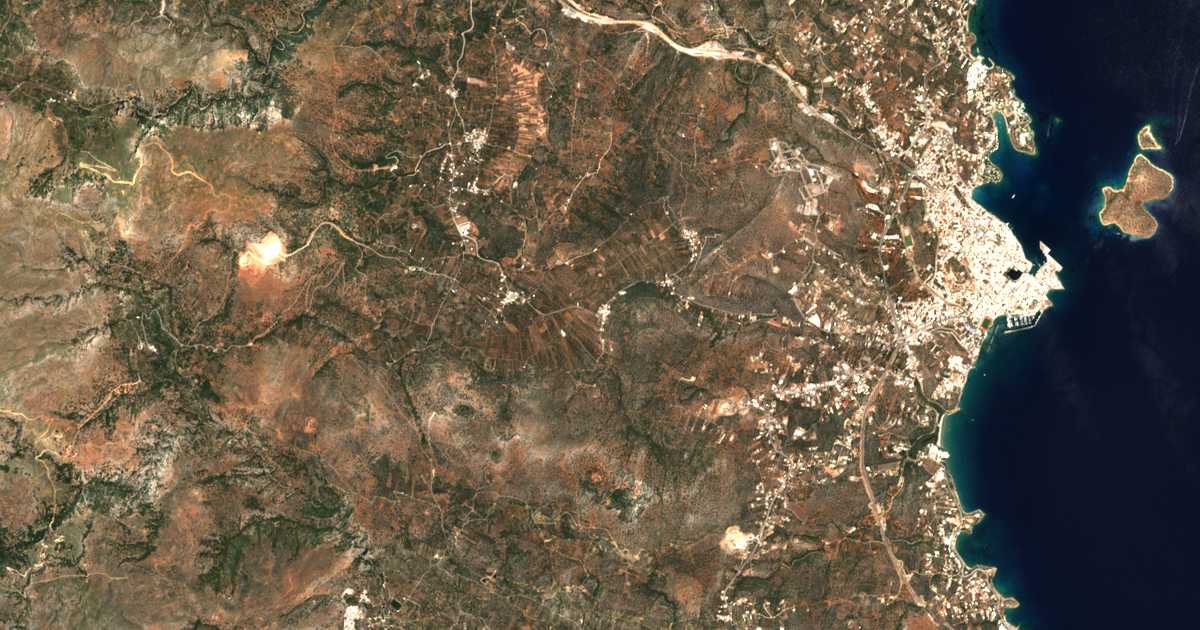 Mapa por satélite de Chamilón