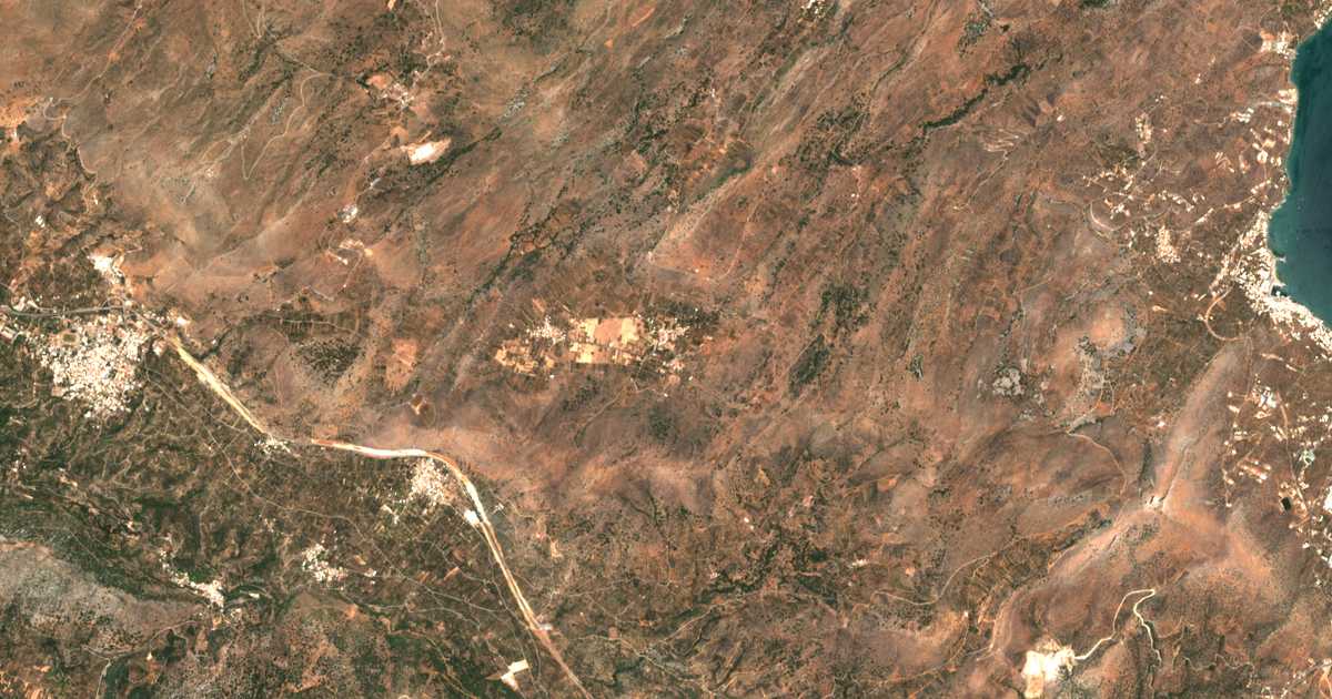 Mapa por satélite de Fourní