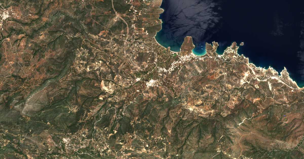 Mapa por satélite de Kalón Choríon