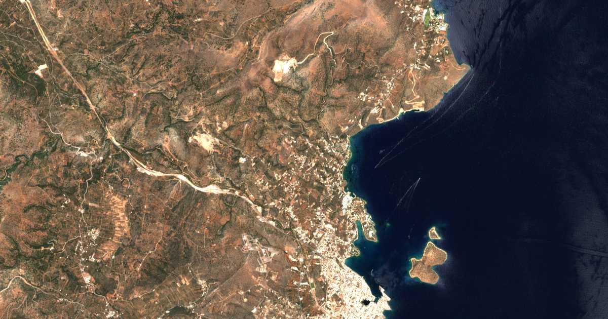 Mapa por satélite de Katsíkia
