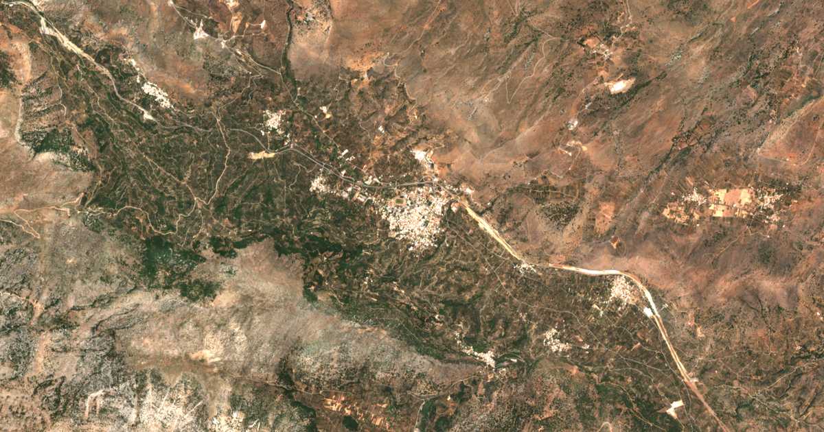Mapa por satélite de Neápolis