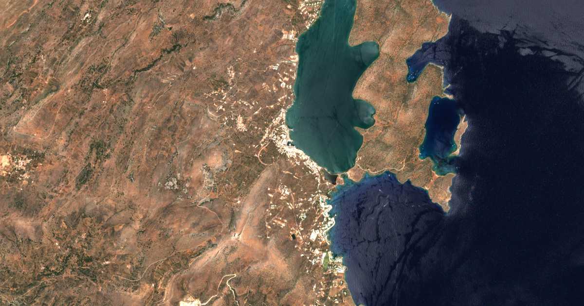 Mapa por satélite de Schísma