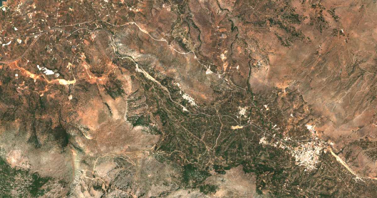 Mapa por satélite de Vrachásion