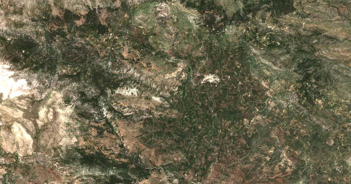 Mapa por satélite de Christós