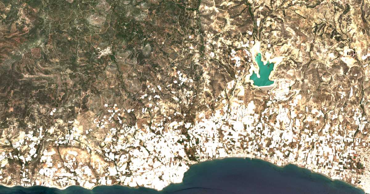 Mapa por satélite de Kalógeroi