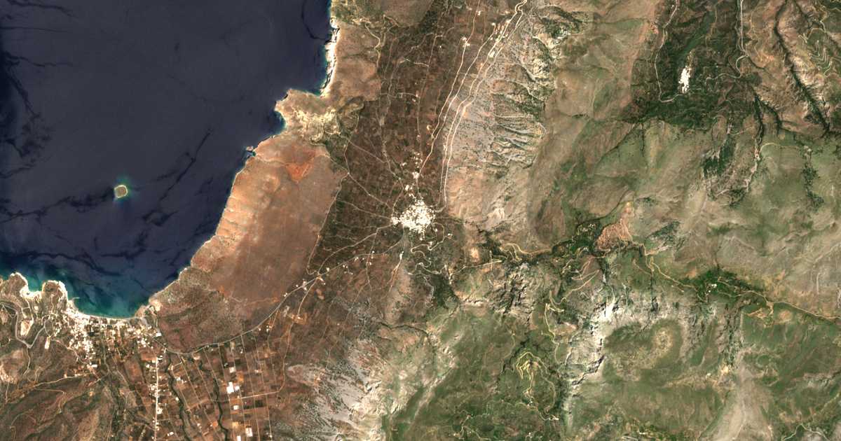 Mapa por satélite de Kavusi