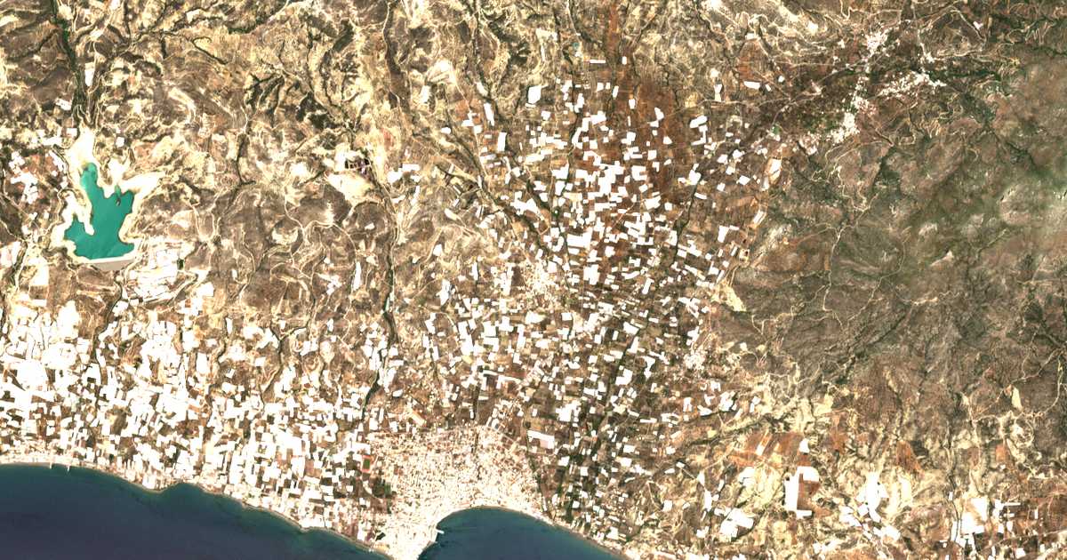 Mapa por satélite de Kentríon
