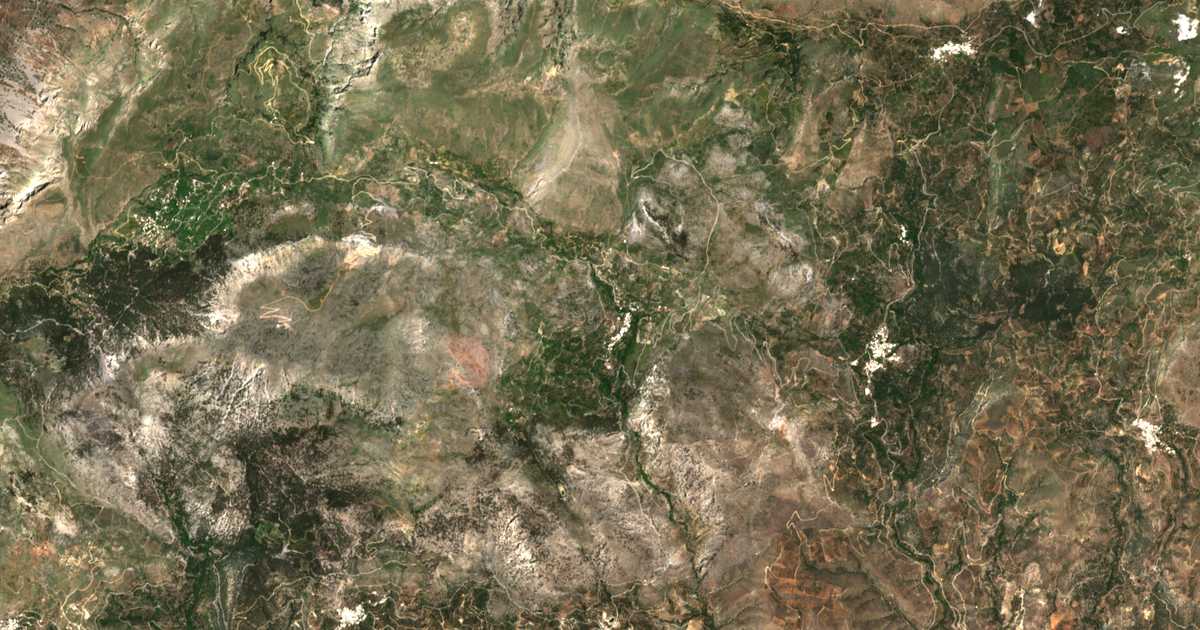 Mapa por satélite de Oreinón