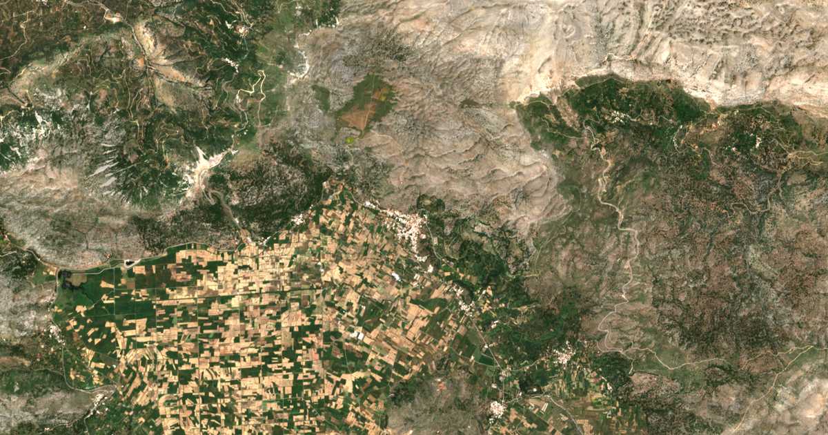 Mapa por satélite de Tzermiádon