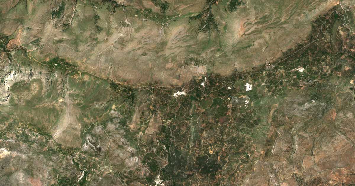 Mapa por satélite de Chrysopigí