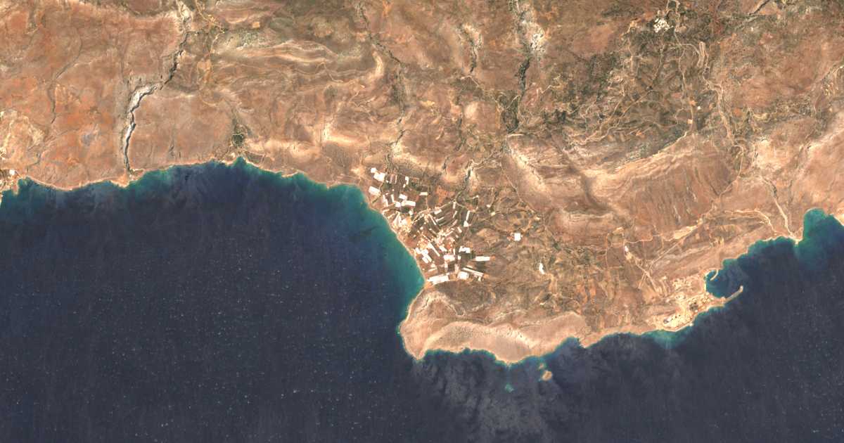 Mapa por satélite de Goúdouras
