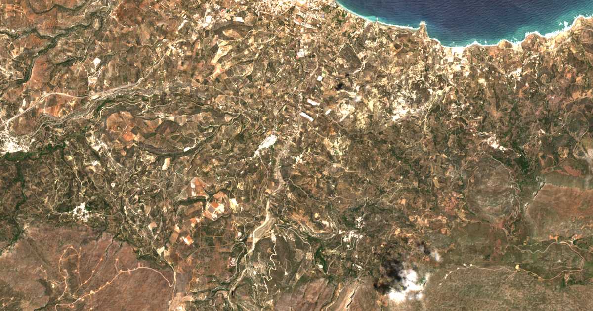 Mapa por satélite de Káto Episkopí