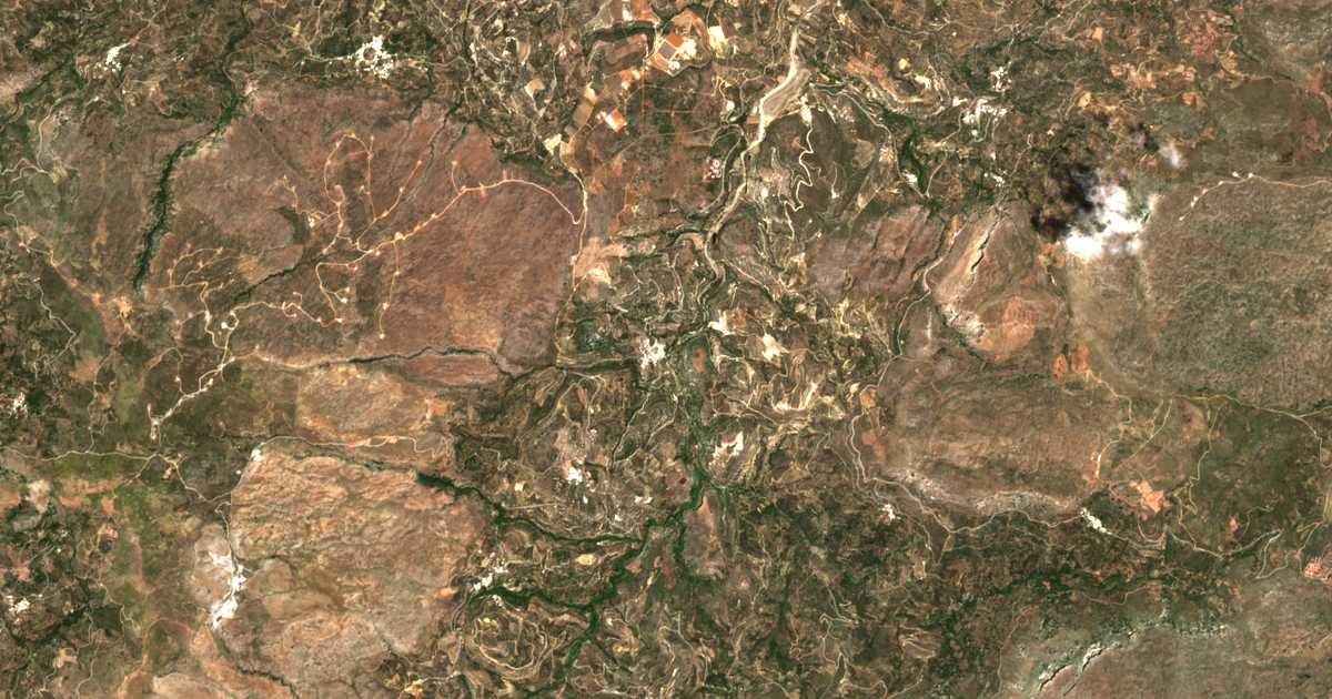 Mapa por satélite de Maronía