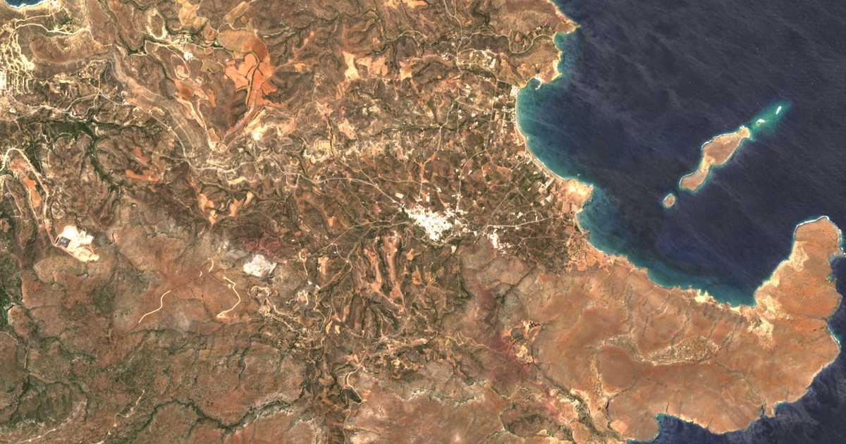 Mapa por satélite de Palaikastro