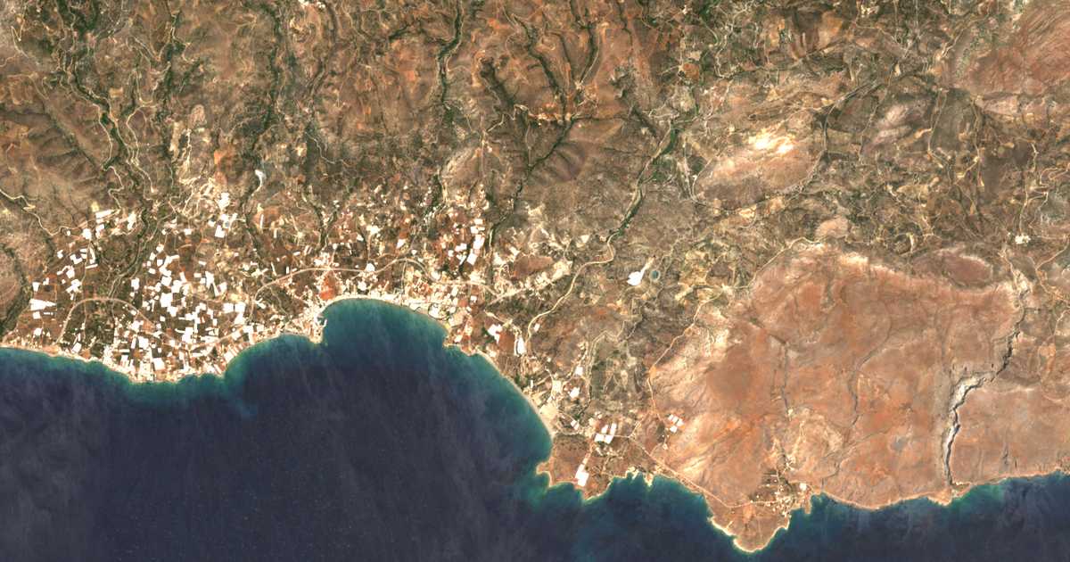 Mapa por satélite de Pilalímata