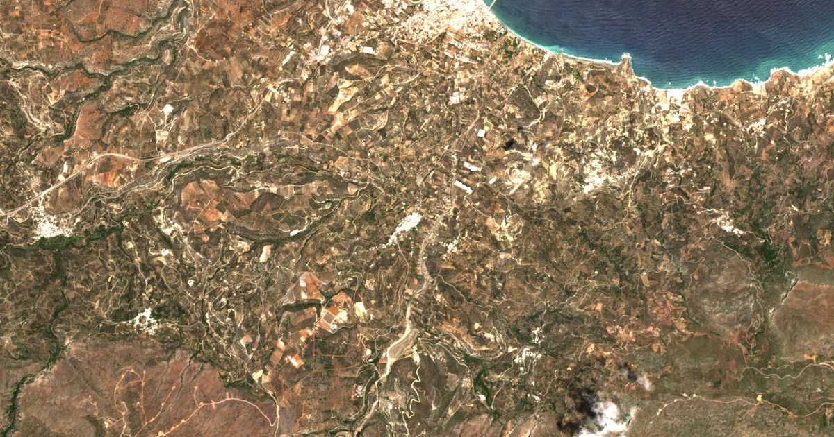 Mapa por satélite de Piskokéfalo