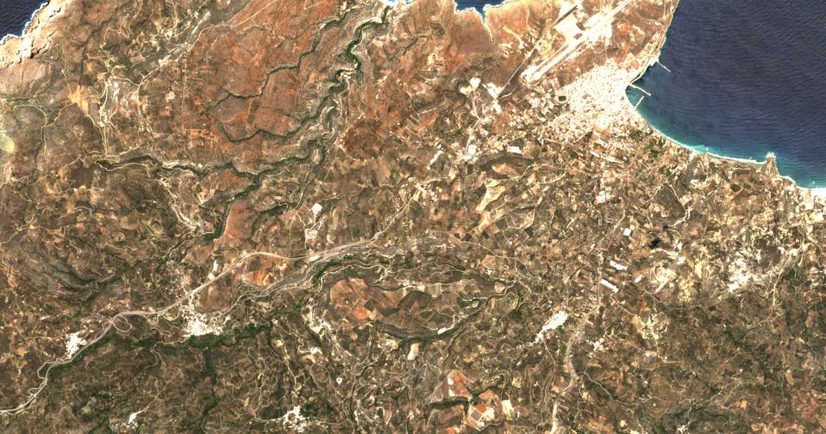 Mapa por satélite de Sarantápichos