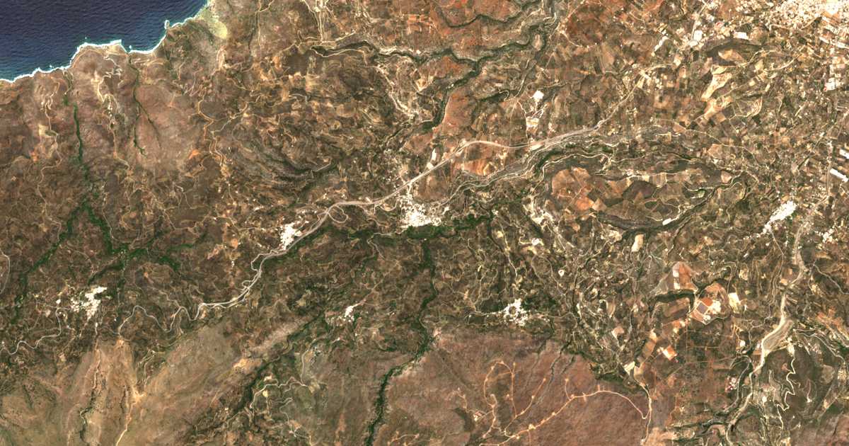 Mapa por satélite de Skopí