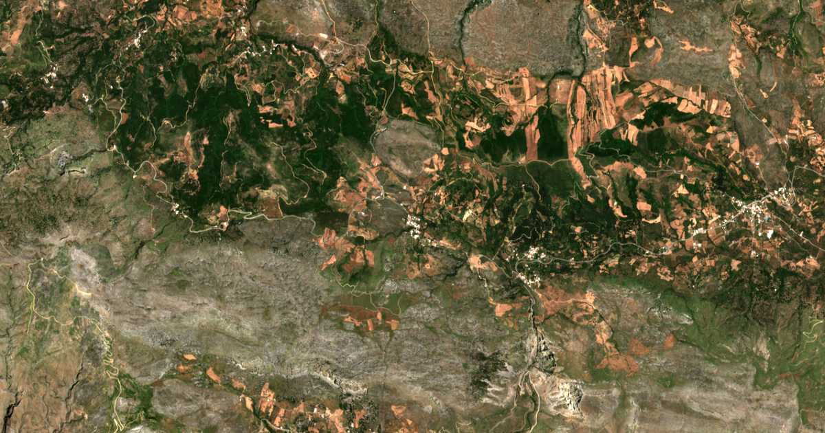 Mapa por satélite de Kalí Sykéa