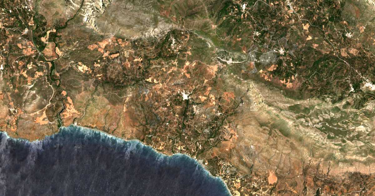 Mapa por satélite de Keramés