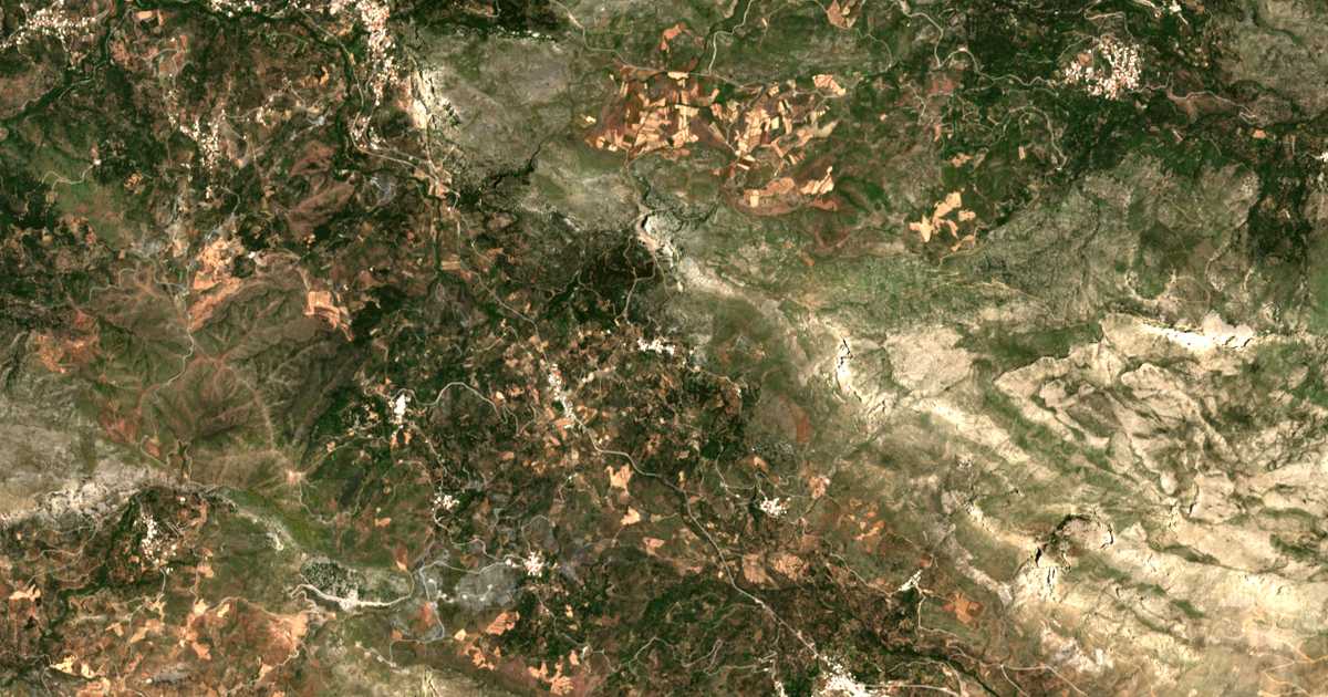 Mapa por satélite de Kissós