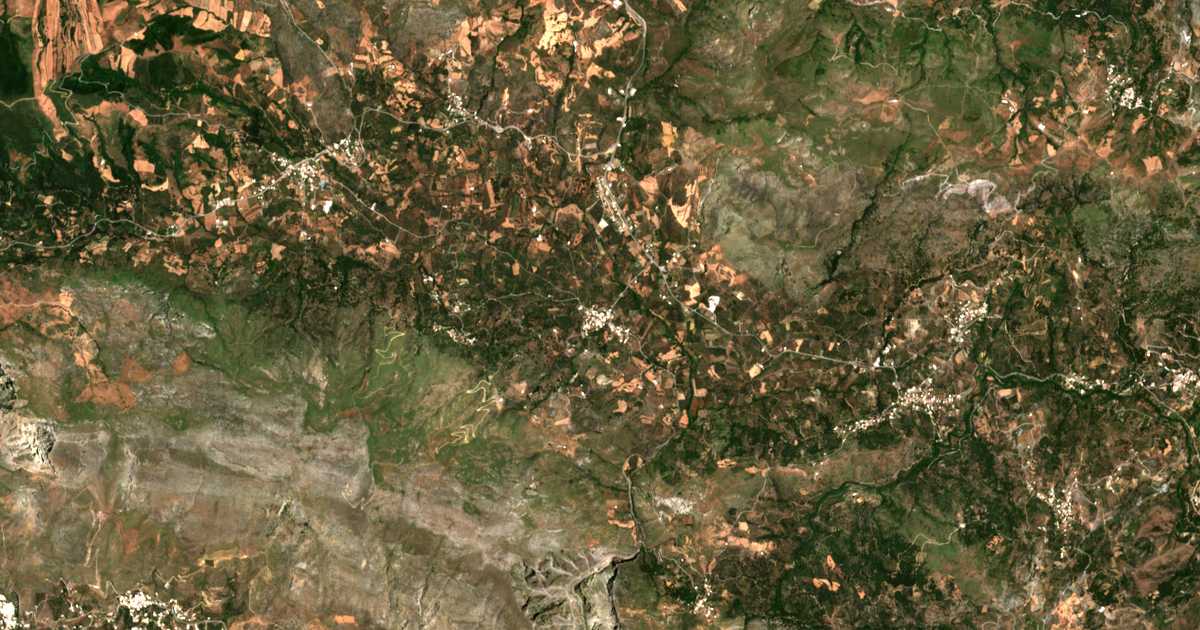 Mapa por satélite de Koxaré