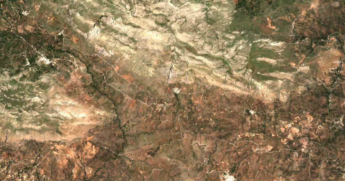 Mapa por satélite de Krya Vrysi