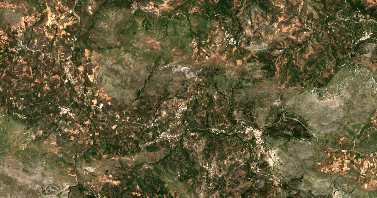 Mapa por satélite de Lampiní