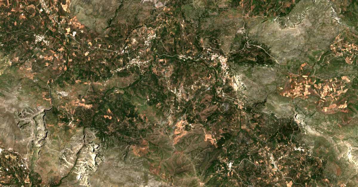 Mapa por satélite de Mourné