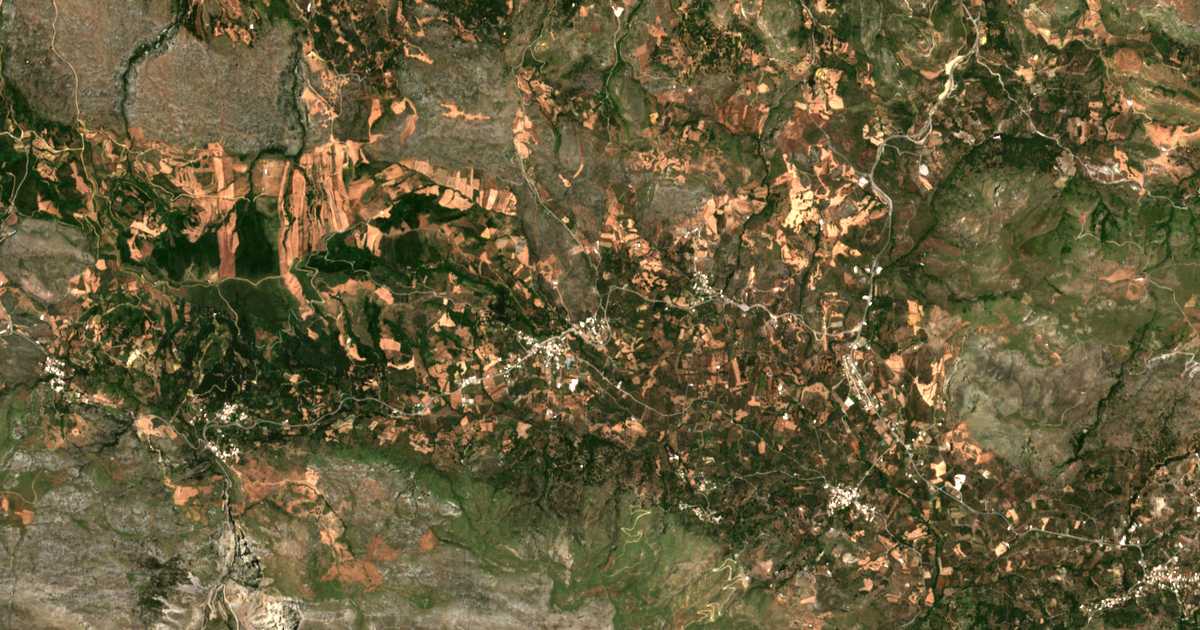 Mapa por satélite de Palaióloutra