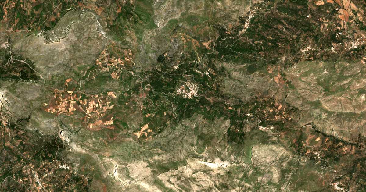 Mapa por satélite de Gerakárion