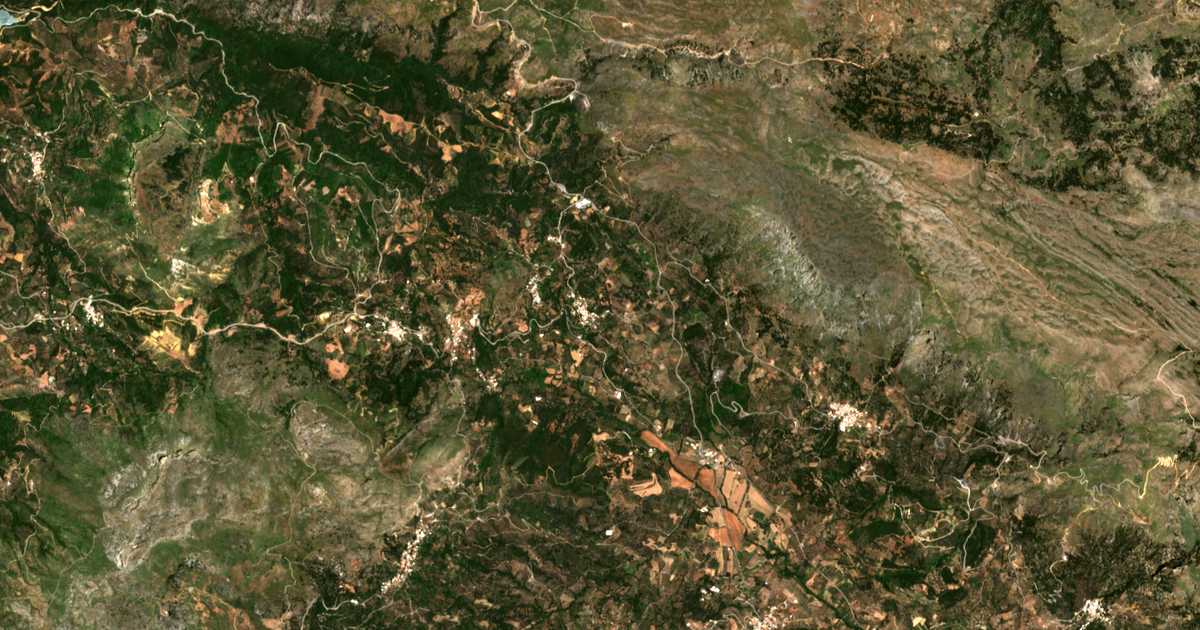 Mapa por satélite de Kalógeros