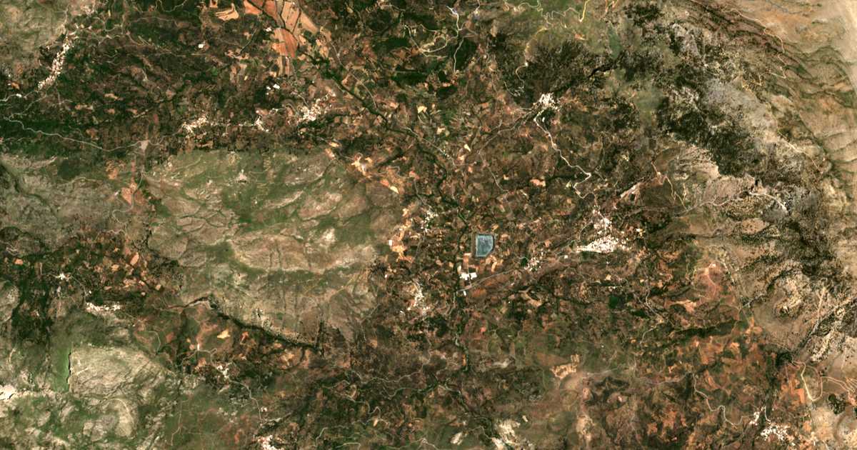 Mapa por satélite de Lampiótai