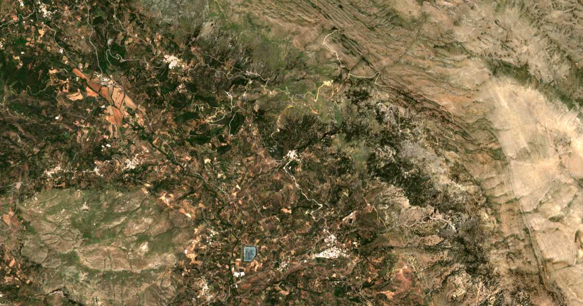 Mapa por satélite de Platania (Creta)
