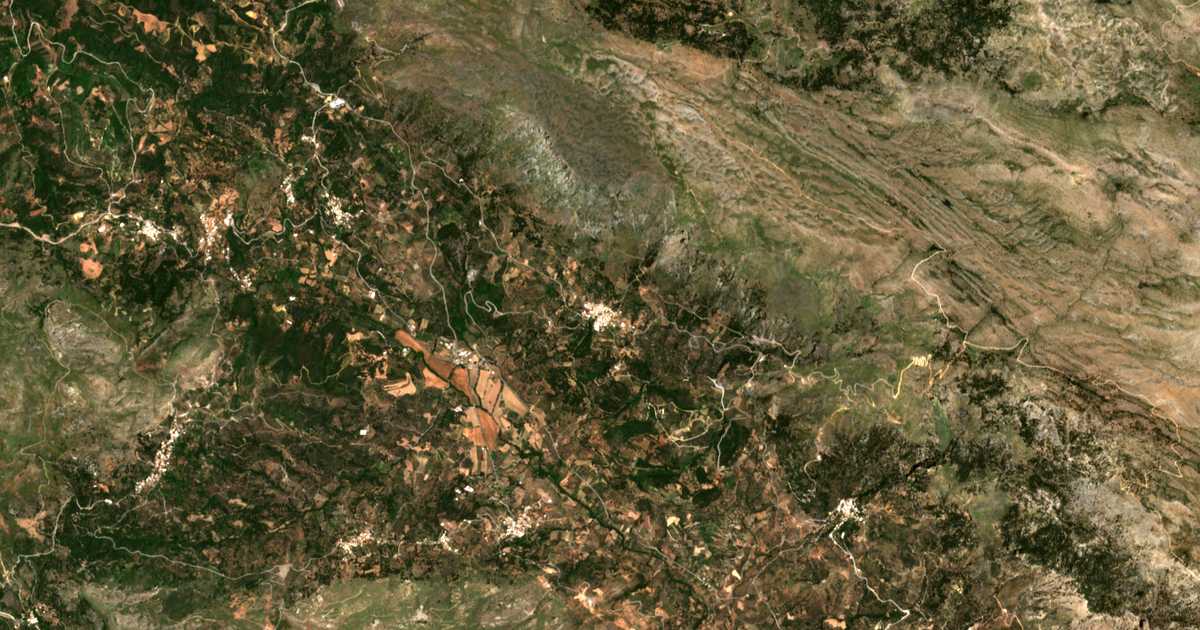 Mapa por satélite de Vistagí