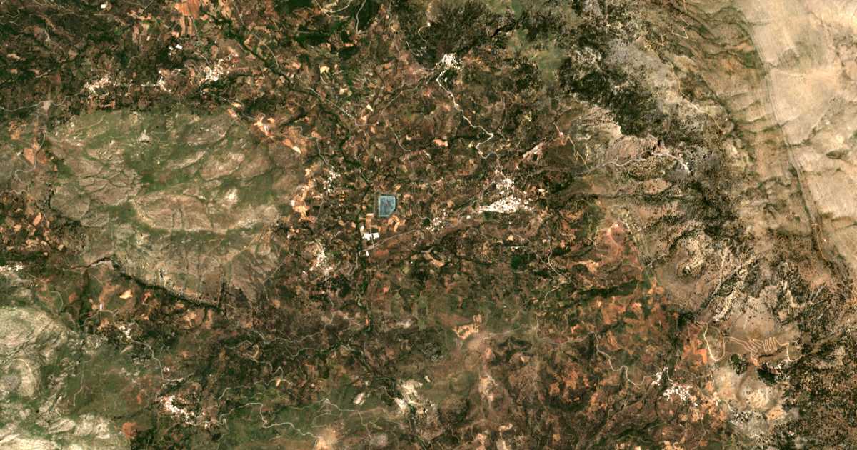 Mapa por satélite de Vizárion